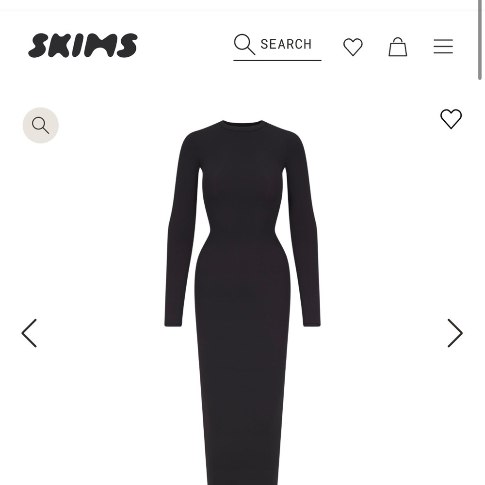 Skims Fits everybody crew neck dress-NWT